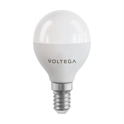 Лампа светодиодная диммируемая Voltega E14 5W 2700К 2428 - фото 746634