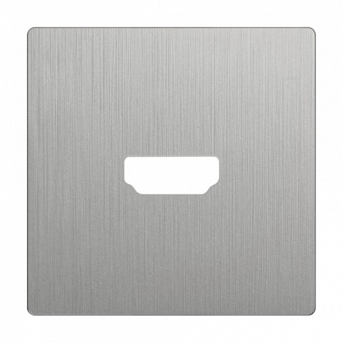Клавиша Werkel WL09-HDMI-CP серебряный рифленый - фото 913596