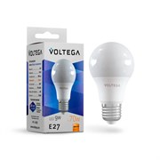 Лампа светодиодная Voltega E27 9W 2800К матовая 8343