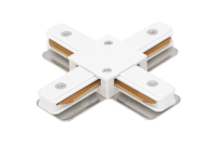 DesignLed X-Коннектор для однофазных  трековых систем, белый,CN2-WH-X