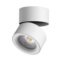 358782 OVER NT21 364 белый Светильник накладной светодиодный IP20 LED 25W 4000K 2200Лм 100-265V GRODA