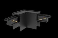 Коннектор Yeelight Pro E20 для магнитного трека, L-Тип, без токопровода, черный YP00726