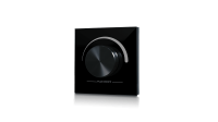EasyDim Радио панель W-DIM (B) встраиваемая в стену с валкодером на 1 зону, черная, W-DIM-B