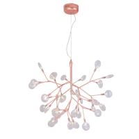 Подвесная люстра Crystal Lux EVITA SP36 COPPER/TRANSPARENT