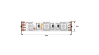 SWG Standard Светодиодная лента 5050, 60 LED/м, 14,4 Вт/м, 12В , IP20, Цвет: RGB, SWG560-12-14.4-RGB-M