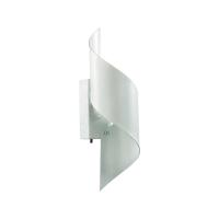 7100/6WL HIGHTECH ODL25 443 Настенный светильник white ice crack металл/акрил IP20 LED 15W 3000K/4000K 220-240V тумблер на корпусе BOCCOLO