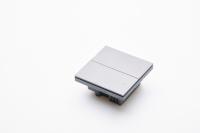 Выключатель Yeelight Pro, серия E20, проводной, 2 клавиши, серый (CN)