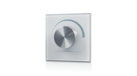 EasyDim Радио панель W-DIM (W) встраиваемая в стену с валкодером на 1 зону, белая, W-DIM-W