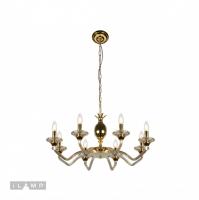 Подвесная люстра iLamp YT2049-8 GD+COG