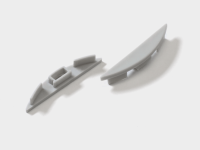SWG Standard Комплект заглушек на профиль ARC-608FL (2 шт), ARC-608FL-ECS