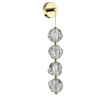 5085/17WL L-VISION ODL25 563 золото/прозрачный/металл/акрил Бра LED 17W 4000K 800Лм JEMSTONE