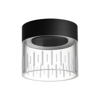 359002 OVER NT23 332 черный Светильник накладной светодиодный IP20 LED 4000K 10W 85-265V AURA