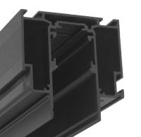 LUMKER Шинопровод SY-LINK-IZI-2.5-BL, шинопровод встраиваемый в натяжной потолок, 48В, черный, 2,5м, SY-LINK-IZI-2.5-BL