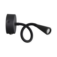 4254/3WL HIGHTECH ODL21 475 черн/металл Настен.светильник выкл на базе IP20 LED 3W 263Лм 3000K ODDS