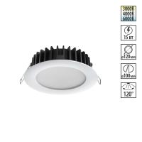 358952 NT Светильник 15Вт 3000/4000/6000К 220В IP20 SPOT