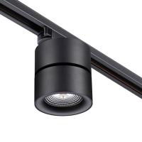 358785 PORT NT21 225 черный Светильник трековый однофазный трехжильный IP20 LED 25W 4000K 2200Лм 100-265V GRODA