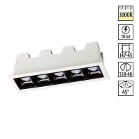 357621 NT Светильник LED 10Вт 3000К 160-265В IP20 SPOT