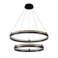 Каскадная люстра Crystal Lux FERNANDO SP123W LED BLACK/GOLD