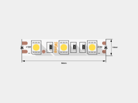 SWG Standard Светодиодная лента 5050, 60 LED/м, 14,4 Вт/м, 12В , IP20, Цвет: Желтый, SWG560-12-14.4-Y-M