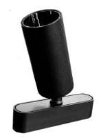 CLARUS Магнитный ультратонкий трековый светильник SPOT черный, 12W, 4000K, 40 шт