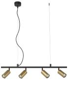 Подвесная люстра Crystal Lux CLT 015C4 L800 BL-GO
