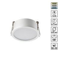359877 NT Светильник 12Вт 3000/4000/6000К 100-265В IP20 WIR