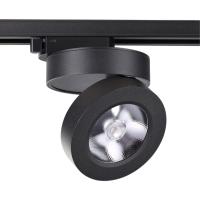 357987 PORT NT19 226 черный Светильник трековый однофазный трехжильный IP20 LED 3000К 12W 220V GRODA