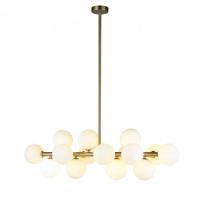Люстра на штанге iLamp 8516P/L BR-WH