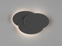 DesignLed Светильник настенный GW O-SHADE черный, GW-6809R-12-BL-WW