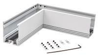 SWG PRO Коннектор угловой потолочный SY Белый Муар , Серебро, SY-601901-CN-WHMR-PCB