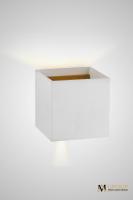 Бра AM Group AM113-2X5W WH+GL