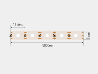 SWG PRO SPI RGB 12В IP20 9Вт/м 60 LED/м SMD5050 WS2815 SWG5PT60-12-9-WS2815RGB