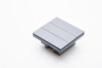 Выключатель Yeelight Pro, серия E20, проводной, 3 клавиши, серый (EU)