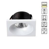 357701 NT Светильник LED 3Вт 3000К 160-265В IP20 SPOT