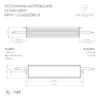 Блок питания для светодиодной ленты Arlight 020005