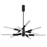 5459/28L L-VISION ODL_EX26 041 черный глянцевый/прозрачн./металл/стекло Люстра LED 28W (10*2.8W) 3000K 1260Лм KOLOS