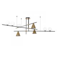Люстра на штанге ARTE Lamp A7029PL-9BK