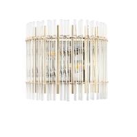 Бра Crystal Lux AURELIO AP2 GOLD+CHROME/TRANSPARENT