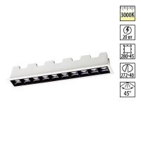 357622 NT Светильник LED 20Вт 3000К 160-265В IP20 SPOT