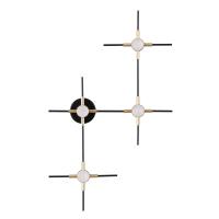 3906/14WL L-VISION ODL20 307 золот/черн/металл Настенный светильник LED 4000K 14W 220V COSTELLA
