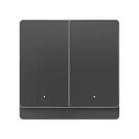 Выключатель Yeelight Pro, серия D, проводной, 2 клавиши, серый