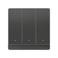 Выключатель Yeelight Pro, серия D, проводной, 3 клавиши, серый
