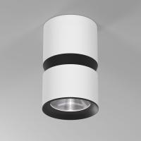 Накладной светильник Elektrostandard 25049/LED 12W 4000К белый/чёрный