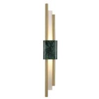 Бра Crystal Lux CARTA AP6W LED GREEN/BRASS