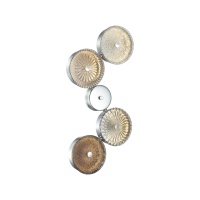 5416/25WL L-VISION ODL_EX23 145 хром/разноцветный металл/стекло Бра LED 25W 4000K CARAMELLA