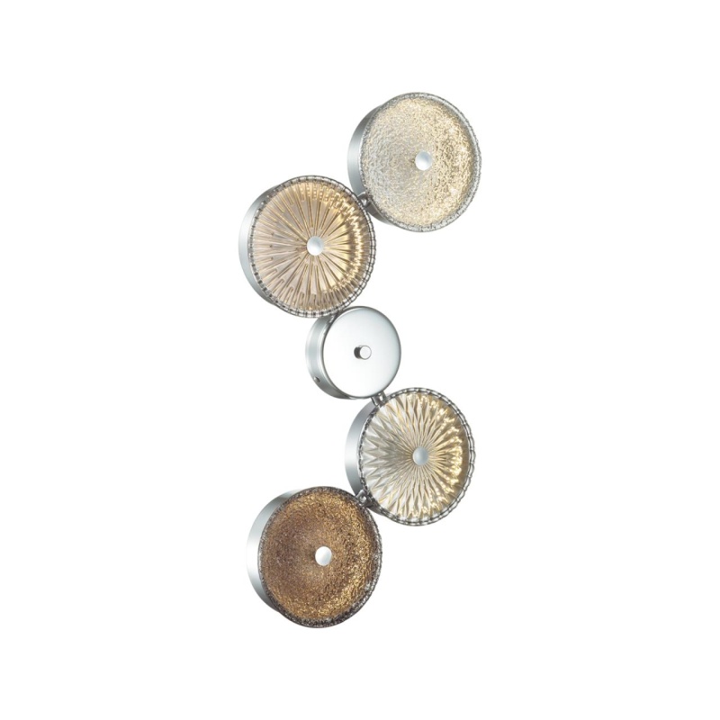 5416/25WL L-VISION ODL_EX23 145 хром/разноцветный металл/стекло Бра LED 25W 4000K CARAMELLA