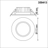 359413 NT Светильник 10Вт 3000/4300/6800К 170-265В IP44 SPOT