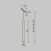 Трековый светильник Technical TR245-4-7WTW-DD2-B