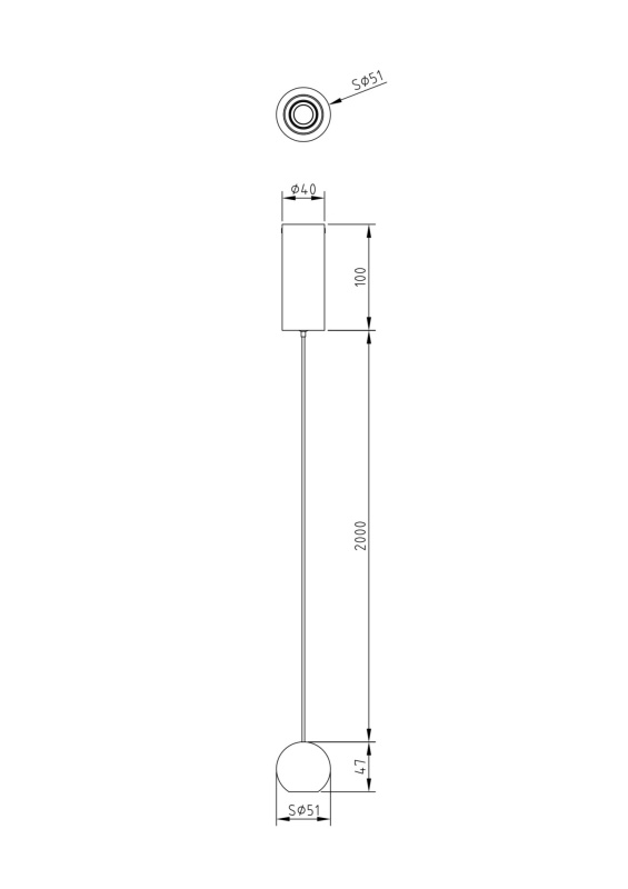 Подвесной светильник Maytoni P067PL-L5GF3K