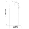 Торшер ARTE Lamp A5700PN-1WH
